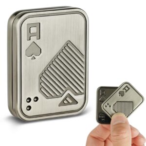 HOTUT Fidget Toys Slider, Metal Poker Fidget Slider, Magnetisches Zappelspielzeug für Erwachsene, EDC Metall Fidget Slider, Fidget Toys, ADHS Autismus Angst Stressabbau, Haptische Dekompression