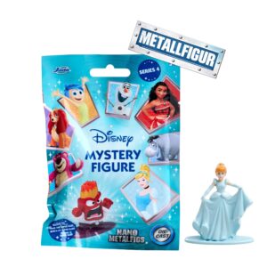 Jada Toys Disney Figur (1x Mystery Figure im Blind Pack) - 1 Überraschungs-Sammelfigur aus 12 Disney Figuren, Nano-Metallfigur für Fans und Kinder ab 3 Jahre, 4 cm, Welle 4
